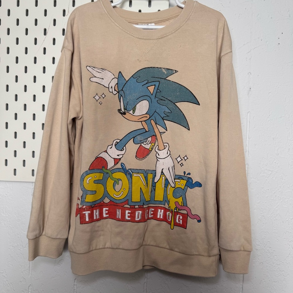Sonic‎ the Hedgehog Beige Sweatshirt